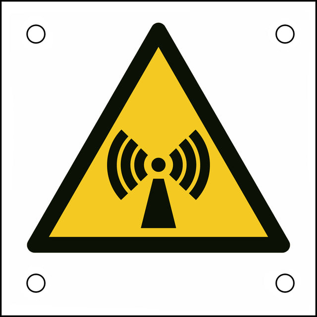 ISO-Sicherheitsschild – Warnung vor nicht ionisierender Strahlung