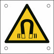 ISO-Sicherheitsschild – Warnung vor magnetischem Feld