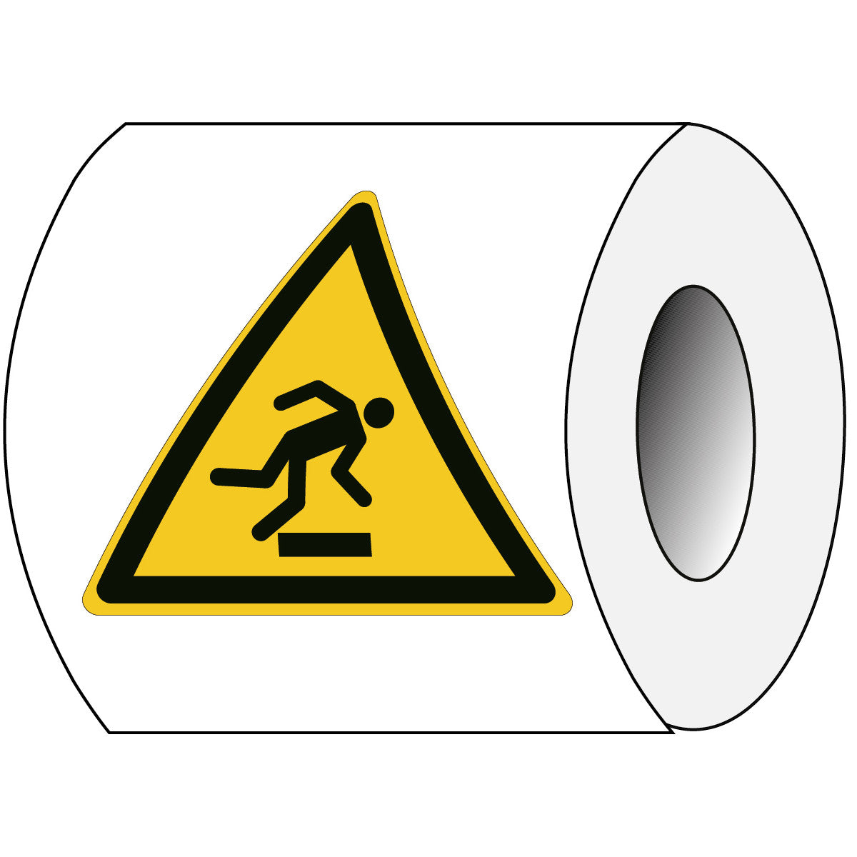 ISO safety sign - Warning of tripping hazard