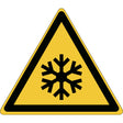 ISO Sicherheitskennzeichnung - Warnung vor niedriger Temperatur/Frost