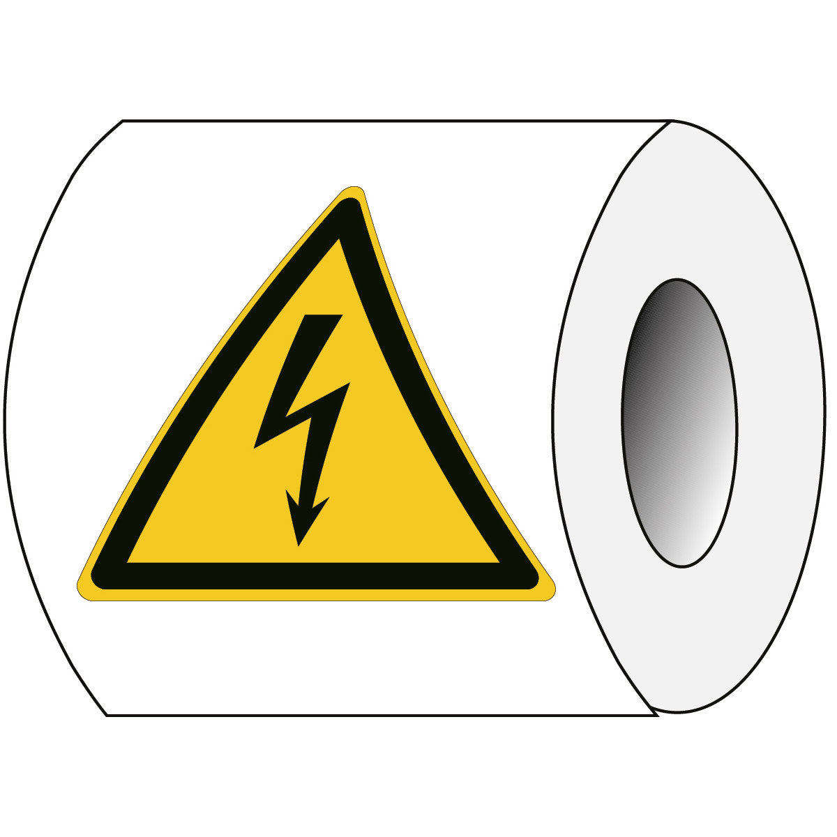 ISO safety sign - Warning of dangerous electrical voltage