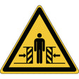Warnung; Quetschgefahr – ISO 7010