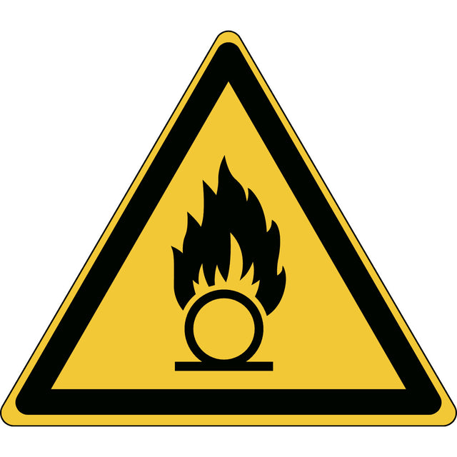 Warnung; brandfördernde Stoffe – ISO 7010