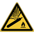 Warnung; Druckzylinder – ISO 7010