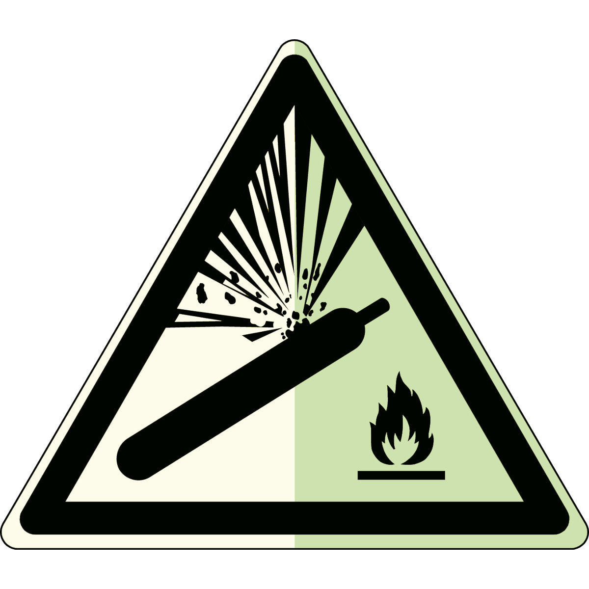 Photoluminescent safety signs