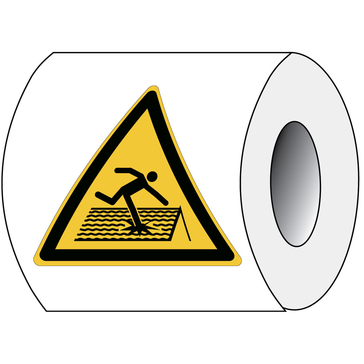 ISO safety sign - Roof at risk of collapse
