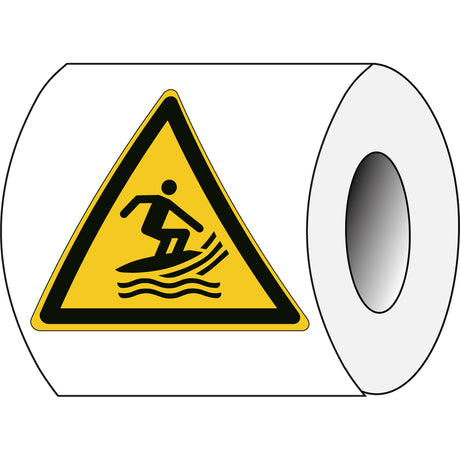 ISO Sicherheitskennzeichnung - Warnung Surf-Fahrzeugen
