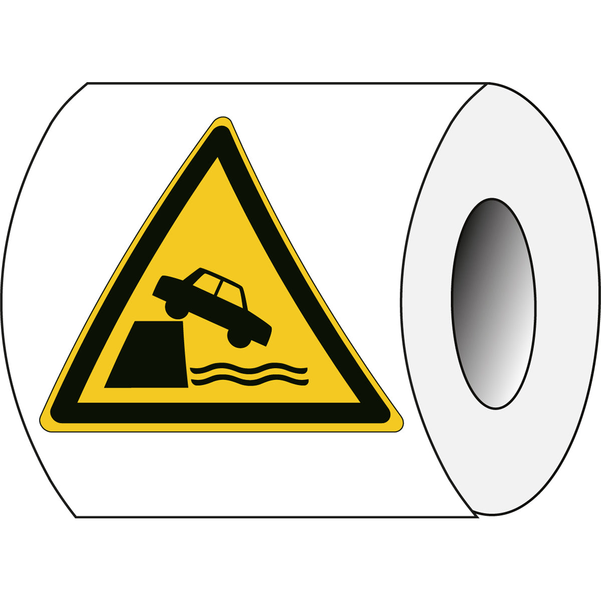 ISO Sicherheitskennzeichnung - Warnung Ungeschützten Kanten