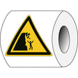 ISO Sicherheitskennzeichnung - Warnung Instabiler Klippe