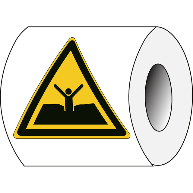 ISO Sicherheitskennzeichnung - Warnung Treibsand, Schlamm oder Schlick