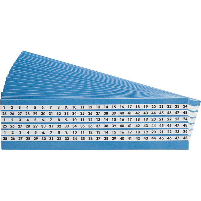 Kabelkennzeichnungskarten - Etiketten für Klemmblöcke