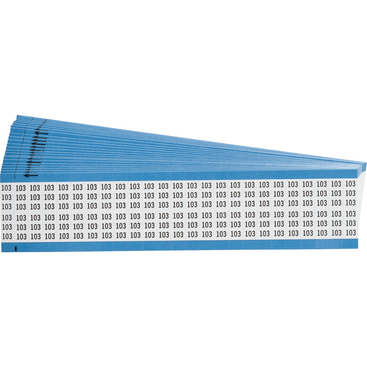 Kabelkennzeichnungskarten - einzelne Zahlen