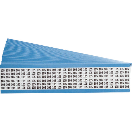 Kabelkennzeichnungskarten - einzelne Zahlen