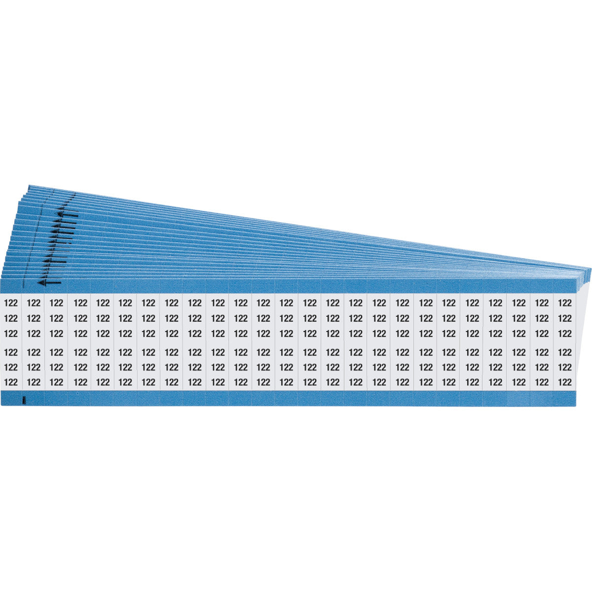Kabelkennzeichnungskarten - einzelne Zahlen