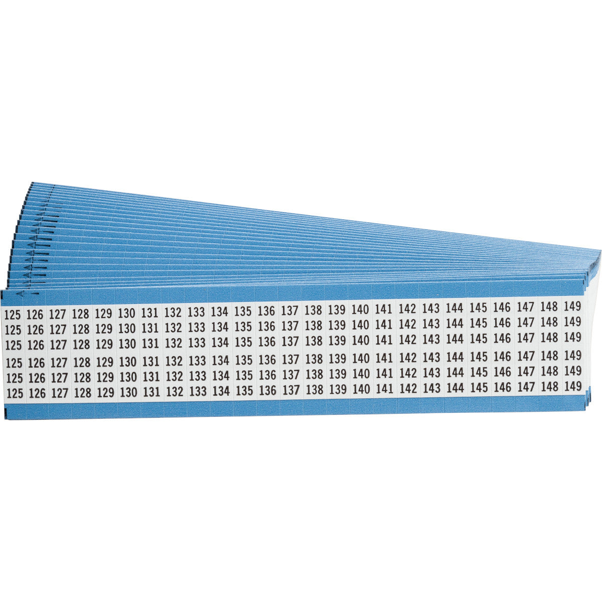 Kabelkennzeichnungskarten - fortlaufende Zahlen