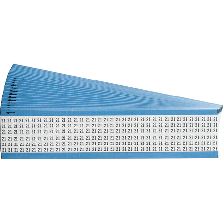 Kabelkennzeichnungskarten - einzelne Zahlen