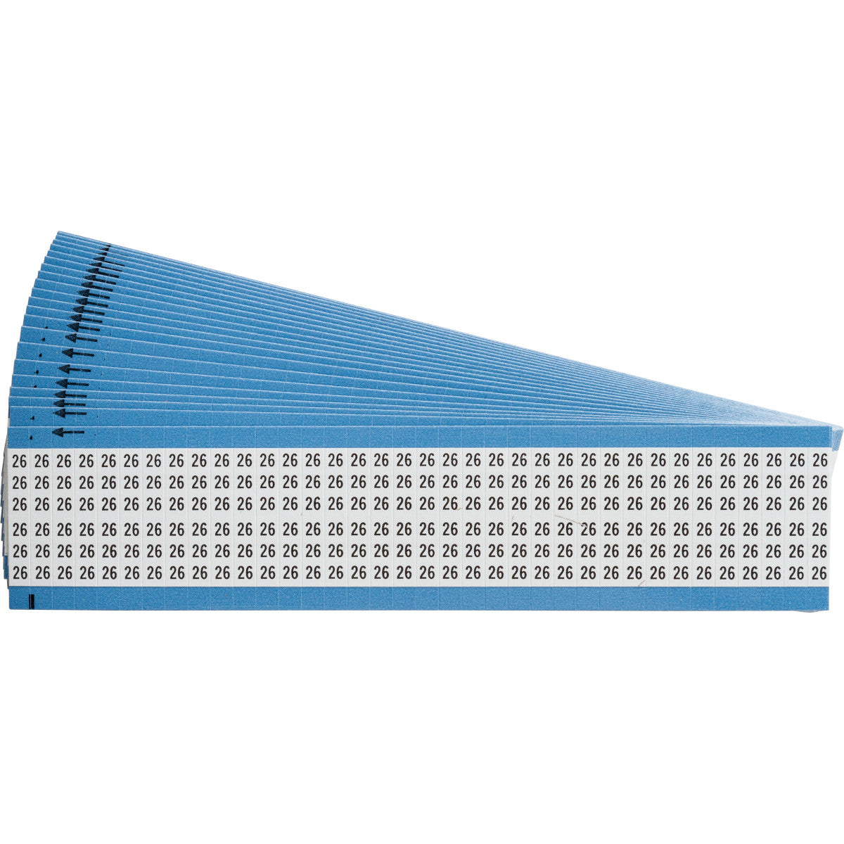 Kabelkennzeichnungskarten - einzelne Zahlen