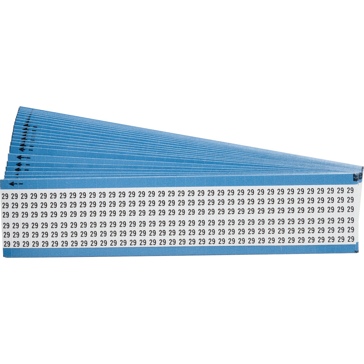 Kabelkennzeichnungskarten - einzelne Zahlen