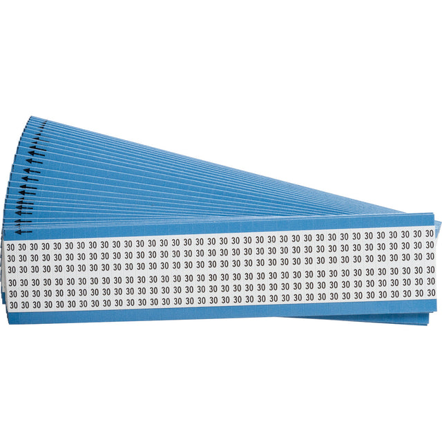 Kabelkennzeichnungskarten - einzelne Zahlen