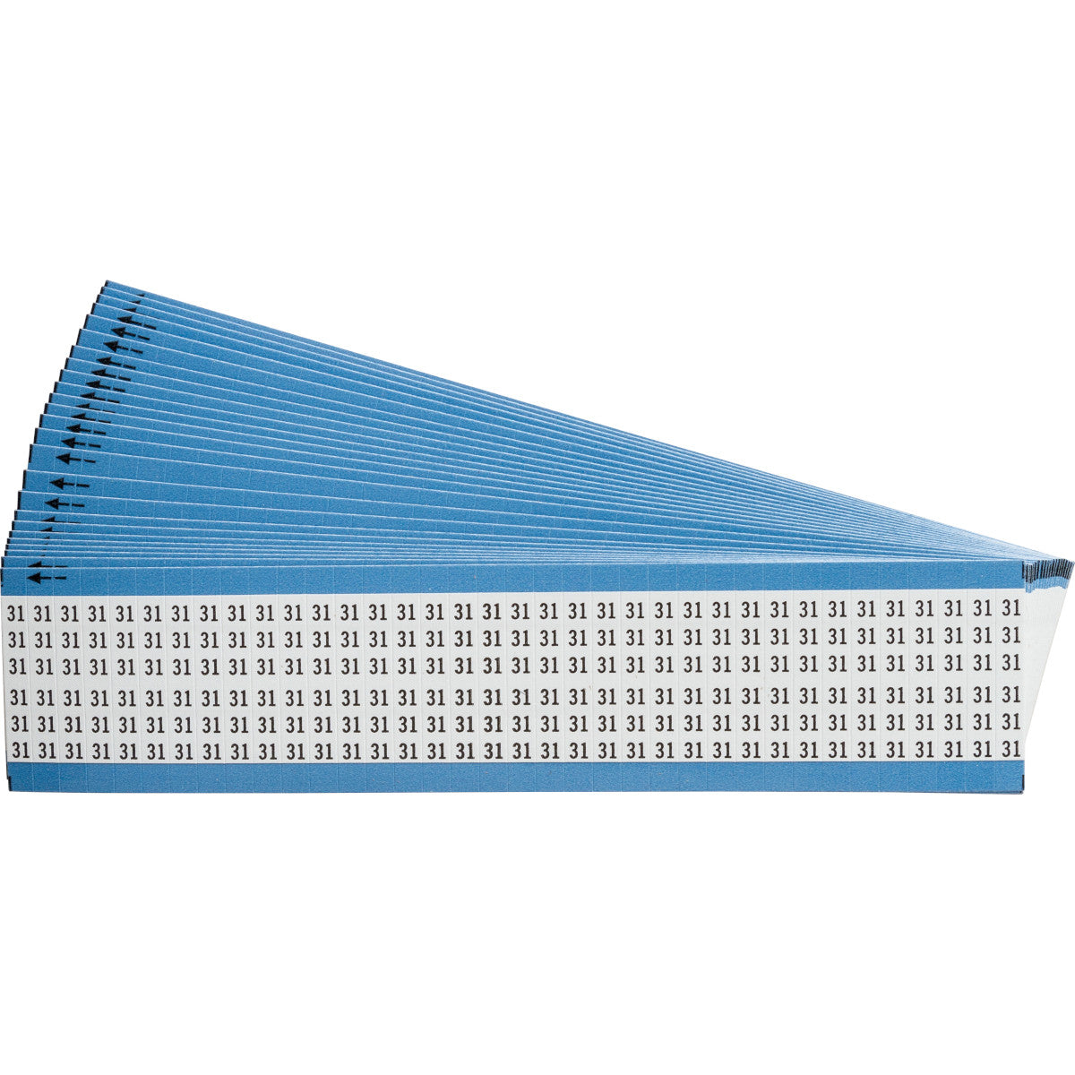 Kabelkennzeichnungskarten - einzelne Zahlen