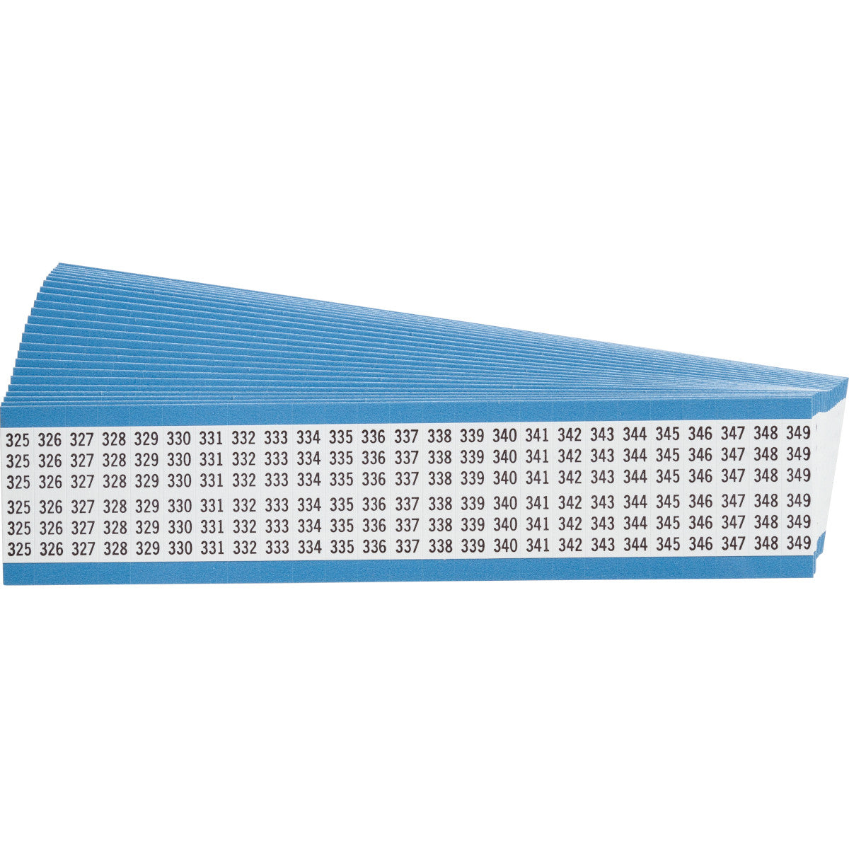 Kabelkennzeichnungskarten - fortlaufende Zahlen