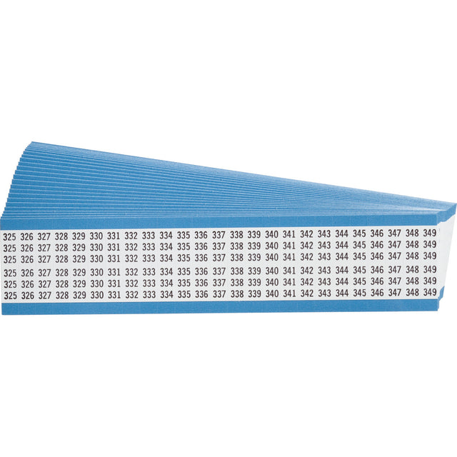 Kabelkennzeichnungskarten - fortlaufende Zahlen