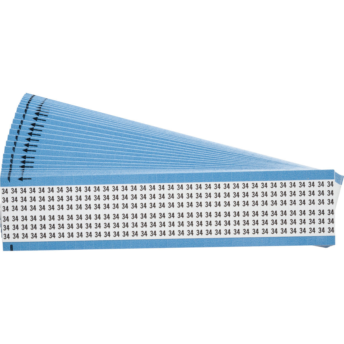 Kabelkennzeichnungskarten - einzelne Zahlen