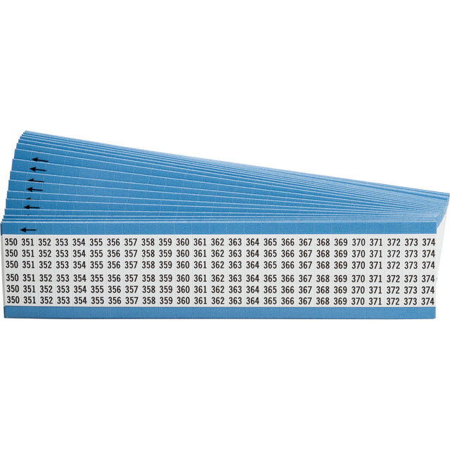 Kabelkennzeichnungskarten - fortlaufende Zahlen