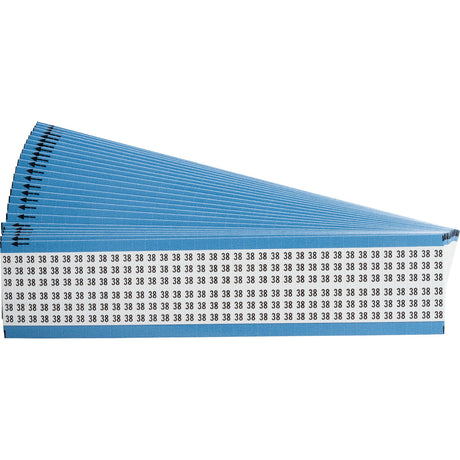 Kabelkennzeichnungskarten - einzelne Zahlen