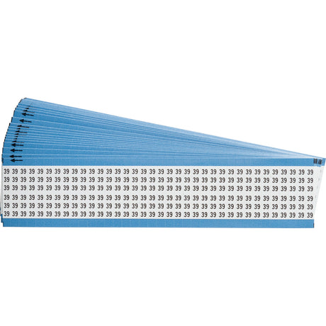 Kabelkennzeichnungskarten - einzelne Zahlen