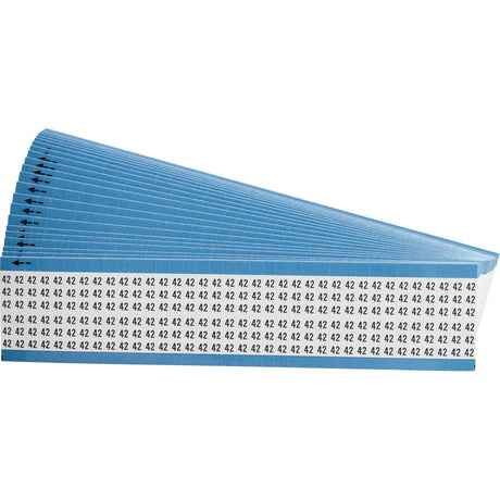 Kabelkennzeichnungskarten - einzelne Zahlen