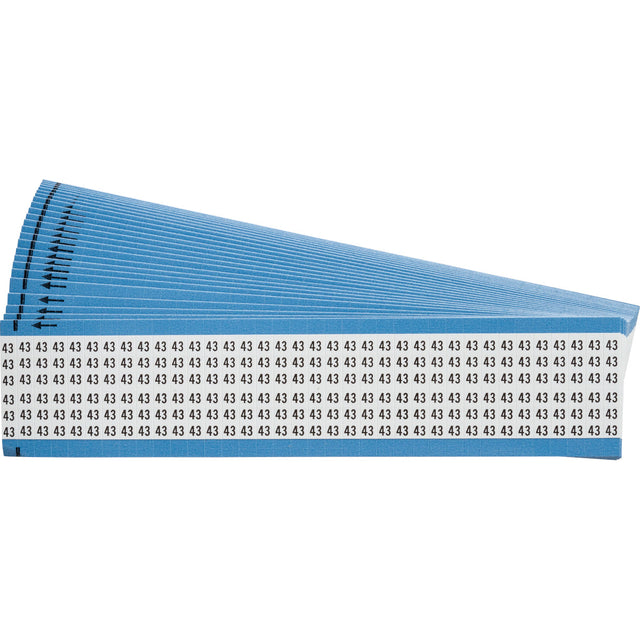 Kabelkennzeichnungskarten - einzelne Zahlen