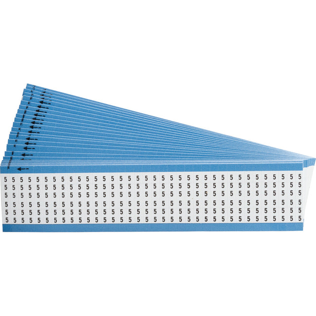 Kabelkennzeichnungskarten - einzelne Zahlen