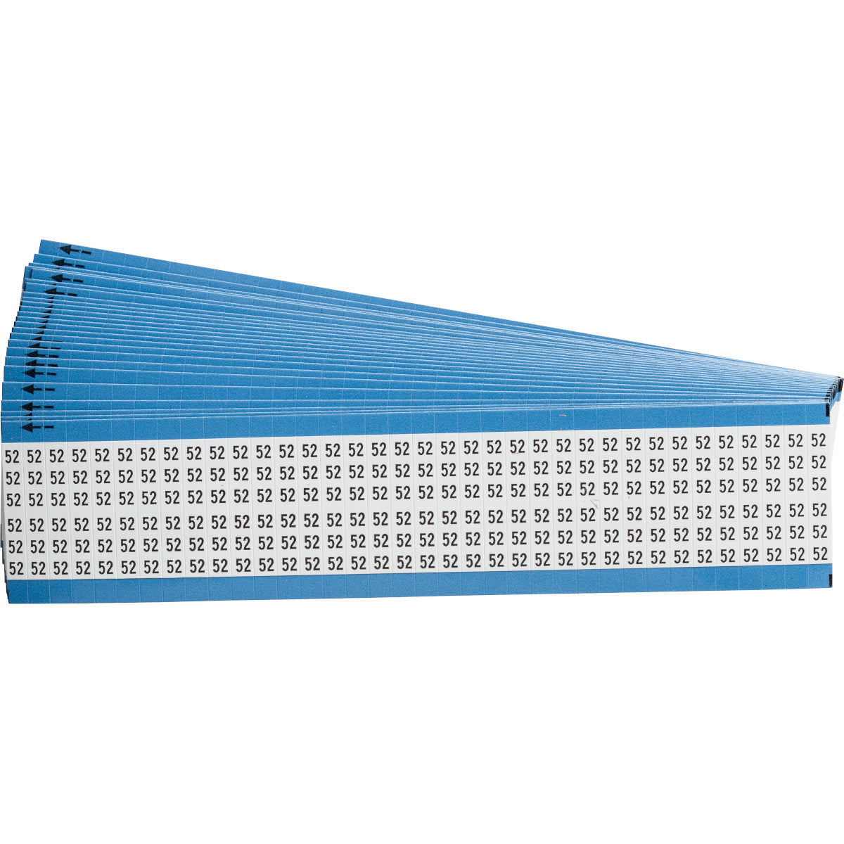 Kabelkennzeichnungskarten - einzelne Zahlen