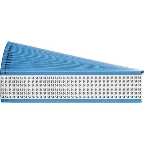 Kabelkennzeichnungskarten - einzelne Zahlen