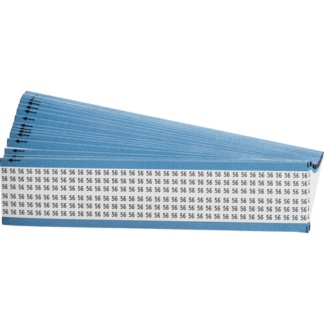 Kabelkennzeichnungskarten - einzelne Zahlen