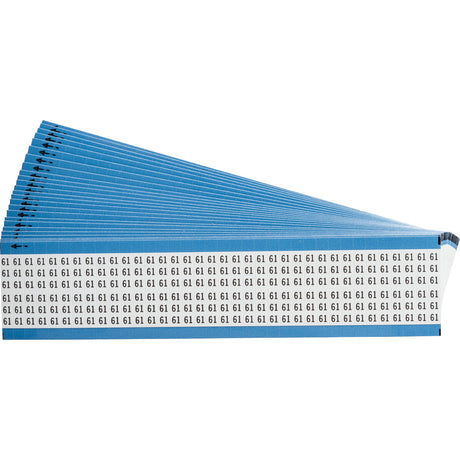 Kabelkennzeichnungskarten - einzelne Zahlen