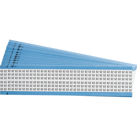 Kabelkennzeichnungskarten - einzelne Zahlen