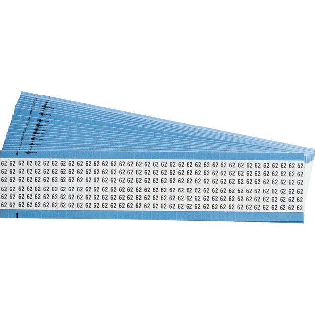 Kabelkennzeichnungskarten - einzelne Zahlen