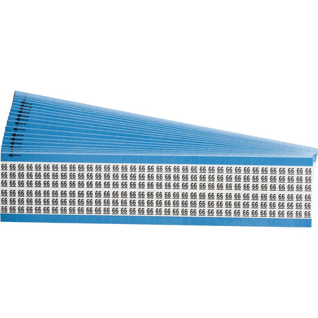 Kabelkennzeichnungskarten - einzelne Zahlen