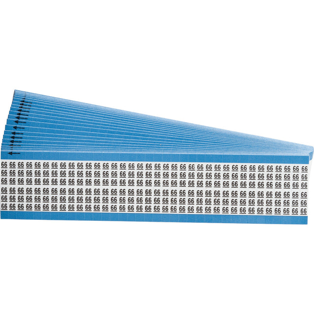 Kabelkennzeichnungskarten - einzelne Zahlen