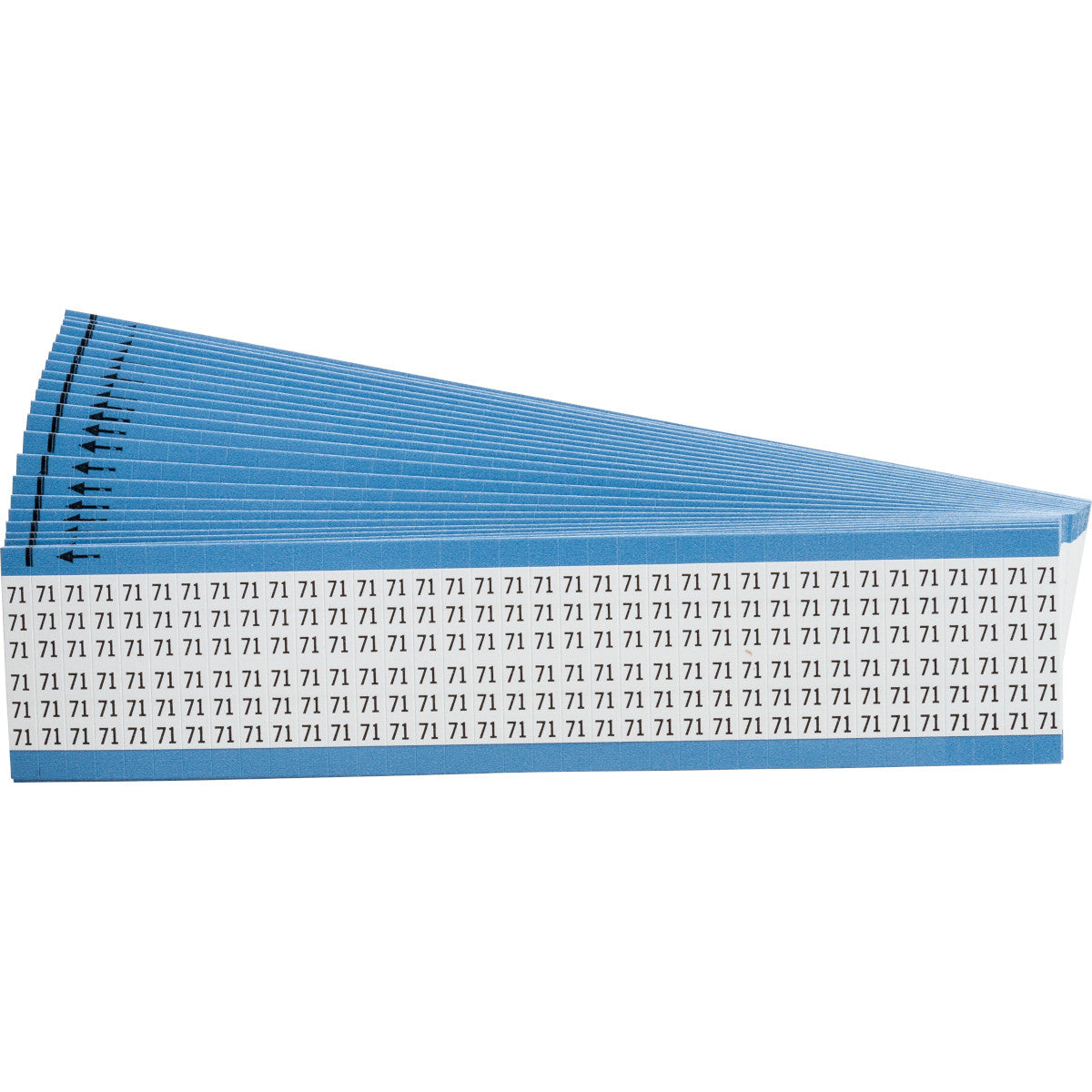 Kabelkennzeichnungskarten - einzelne Zahlen