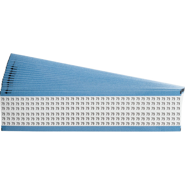 Kabelkennzeichnungskarten - einzelne Zahlen