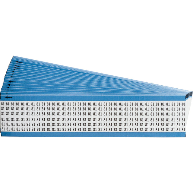 Kabelkennzeichnungskarten - einzelne Zahlen