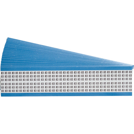 Kabelkennzeichnungskarten - einzelne Zahlen