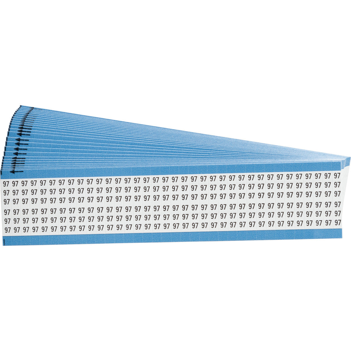 Kabelkennzeichnungskarten - einzelne Zahlen