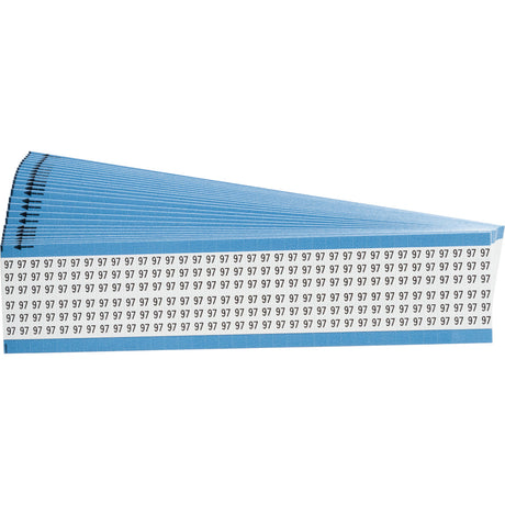 Kabelkennzeichnungskarten - einzelne Zahlen