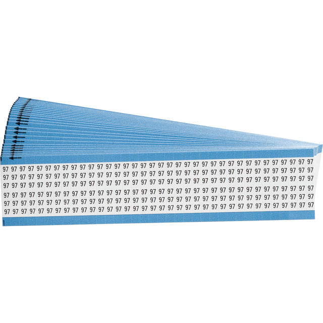 Kabelkennzeichnungskarten - einzelne Zahlen