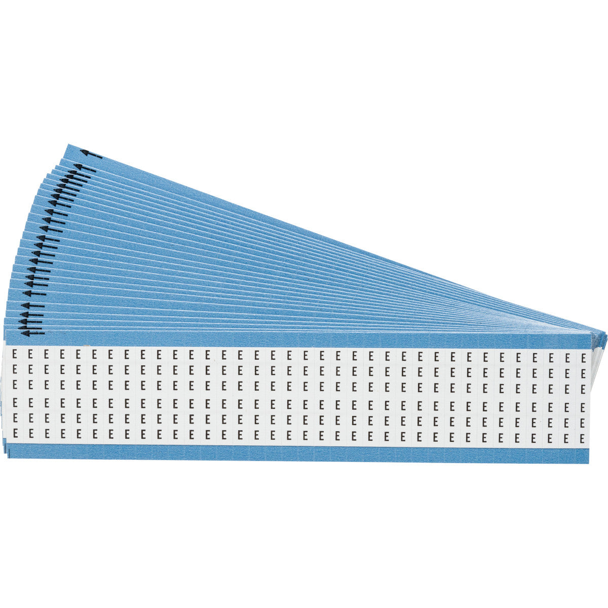 Kabelkennzeichnungskarten - einzelne Buchstaben - Großbuchstaben