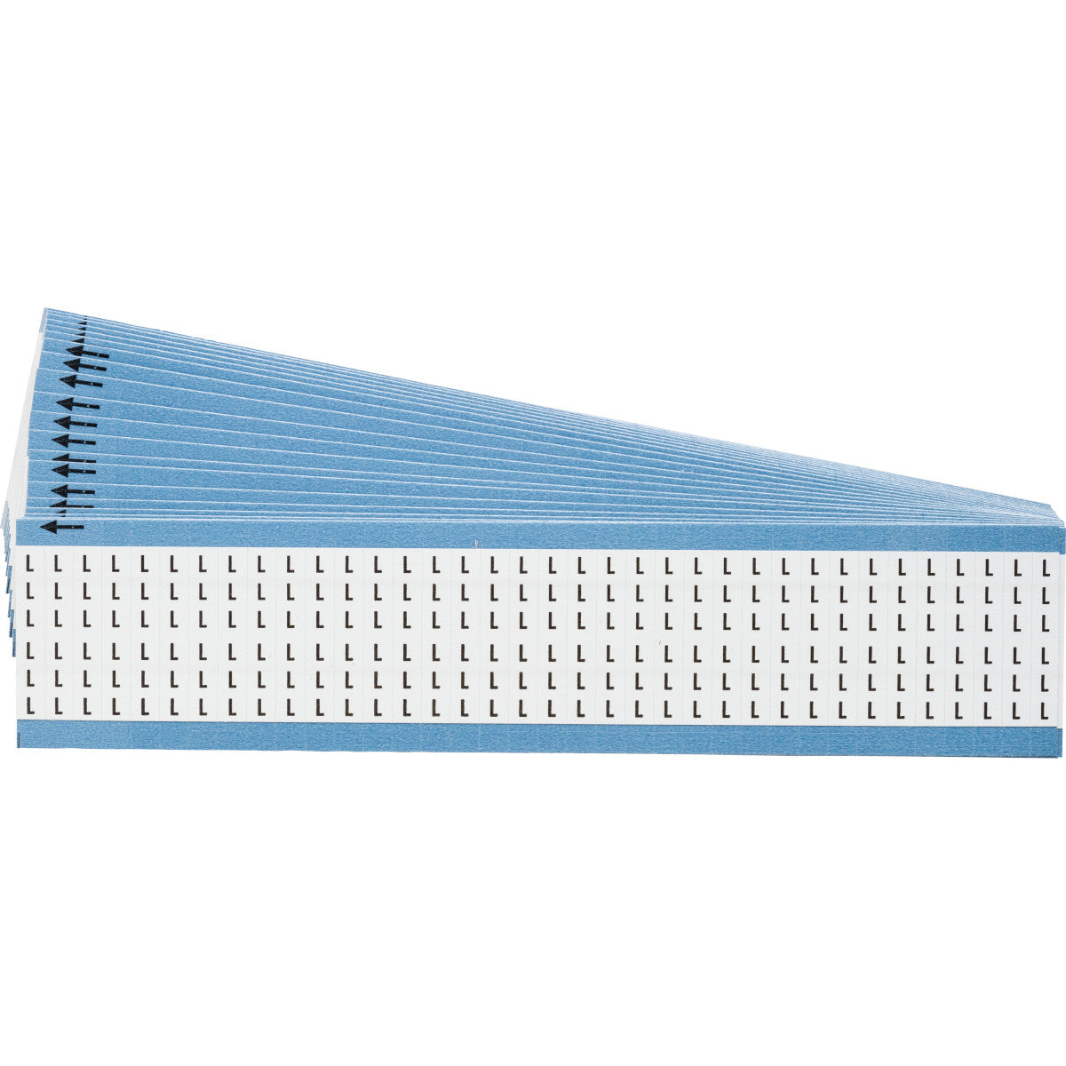 Kabelkennzeichnungskarten - einzelne Buchstaben - Großbuchstaben